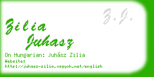 zilia juhasz business card